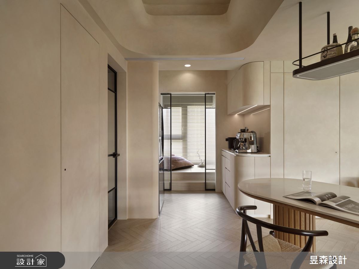 35坪新成屋(5年以下)＿侘寂風餐廳書房多功能室案例圖片＿昱森設計室內裝修有限公司＿昱森_24之21