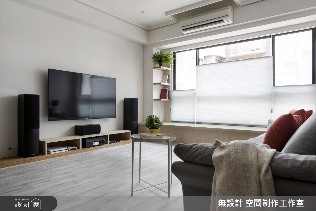 34坪中古屋(5~15年)＿混搭風客廳臥榻案例圖片＿無設計 空間制作工作室＿無設計_01之6