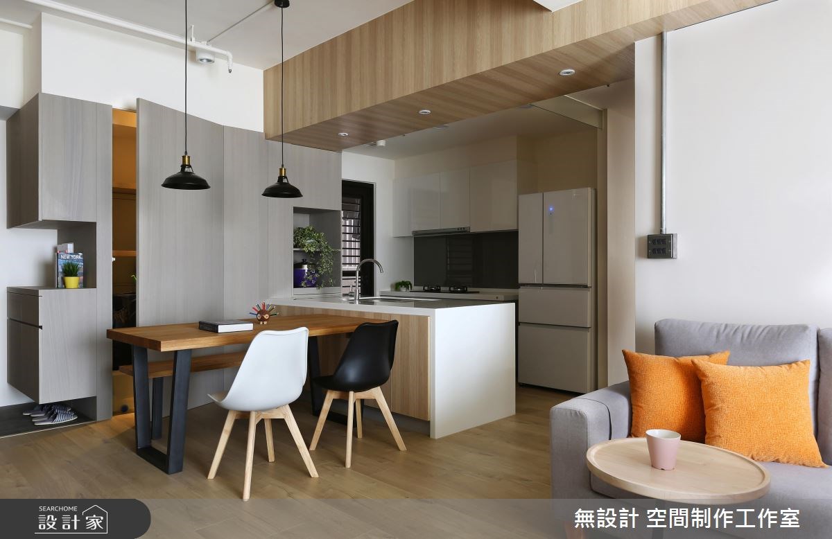 27坪新成屋(5年以下)＿混搭風餐廳廚房案例圖片＿無設計 空間制作工作室＿無設計_03之5557