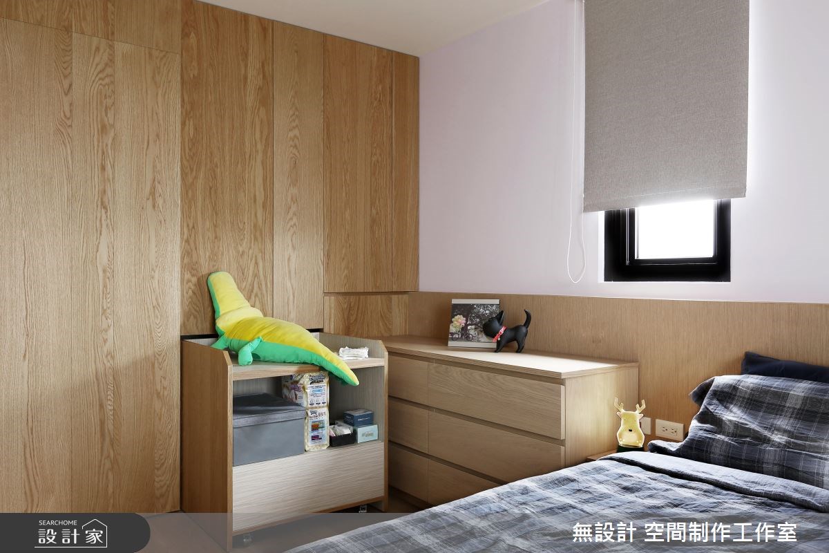 27坪新成屋(5年以下)＿混搭風臥室案例圖片＿無設計 空間制作工作室＿無設計_03之11