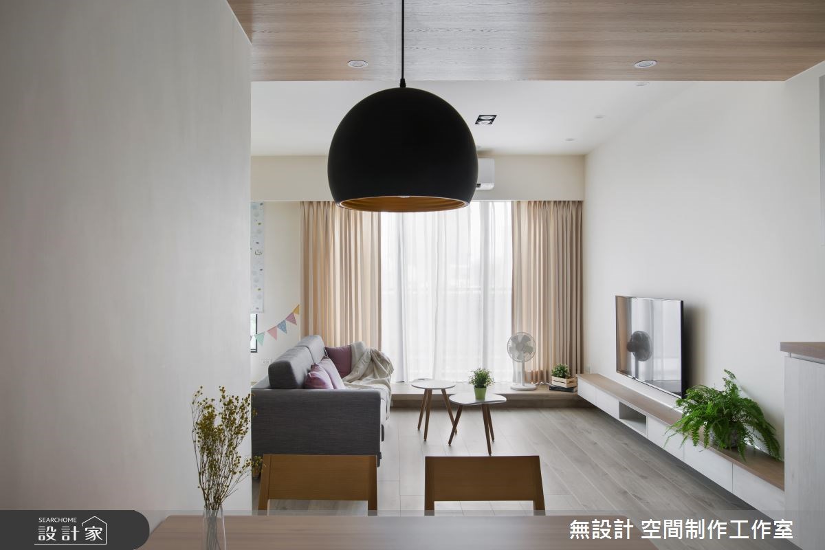 23坪新成屋(5年以下)＿北歐風客廳案例圖片＿無設計 空間制作工作室＿無設計_04之4