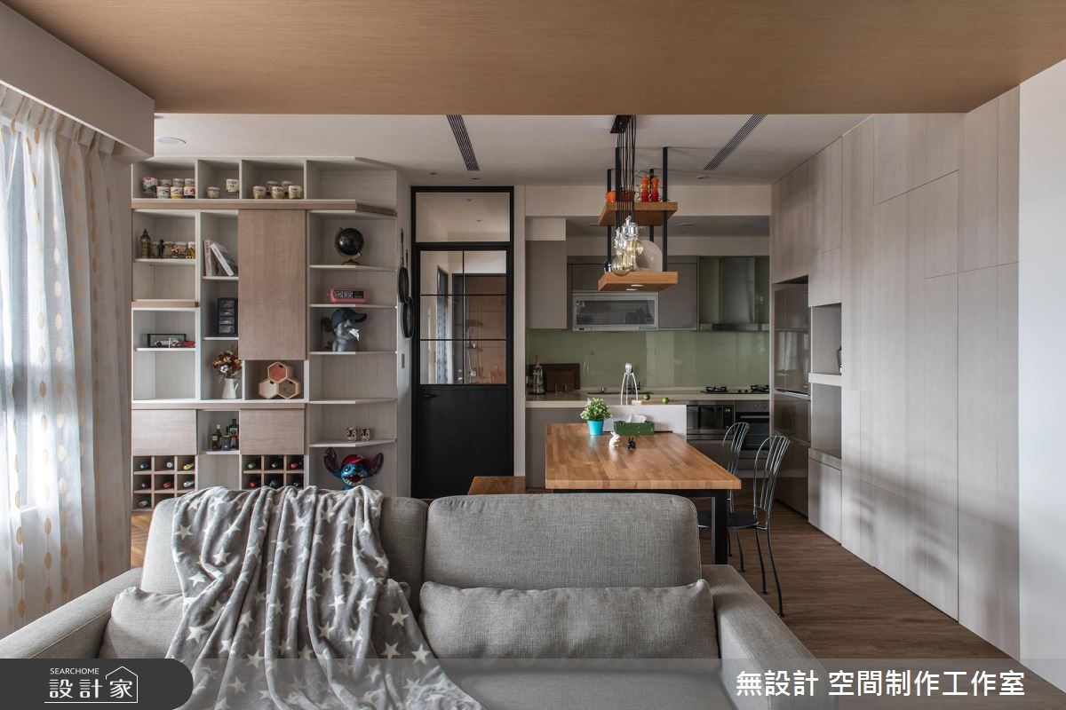 23坪新成屋(5年以下)＿混搭風客廳餐廳廚房案例圖片＿無設計 空間制作工作室＿無設計_05之2