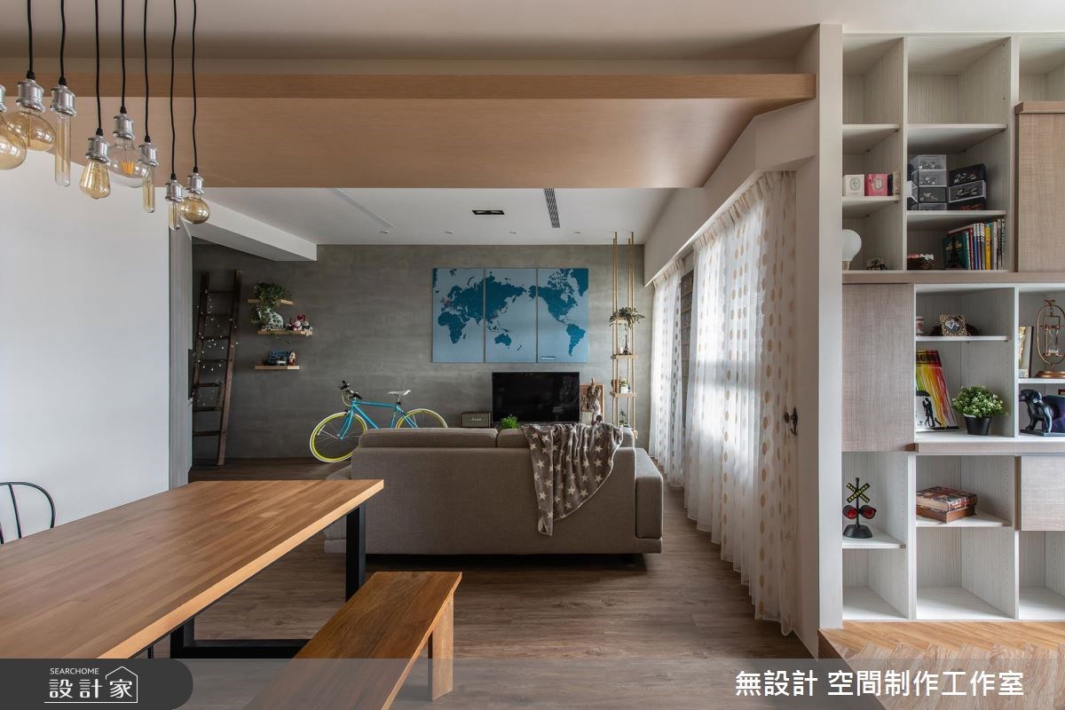 23坪新成屋(5年以下)＿混搭風客廳餐廳案例圖片＿無設計 空間制作工作室＿無設計_05之6