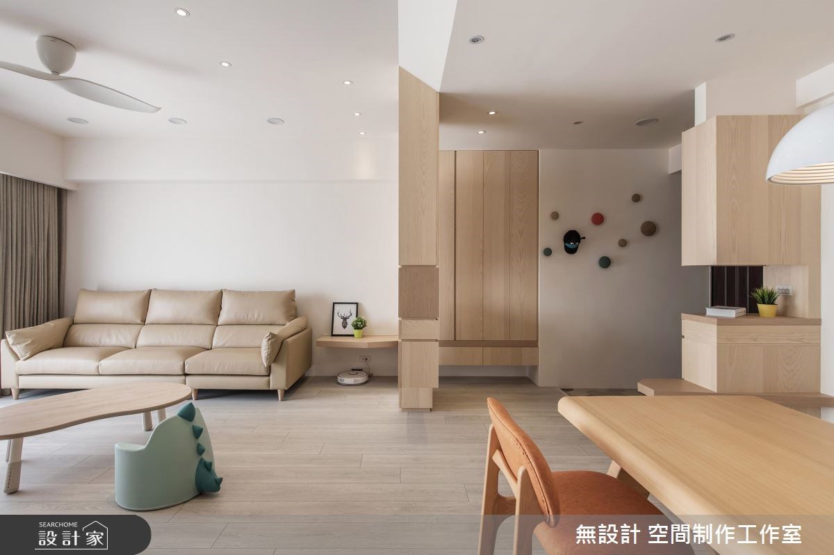30坪新成屋(5年以下)＿混搭風玄關客廳餐廳案例圖片＿無設計 空間制作工作室＿無設計_08之4