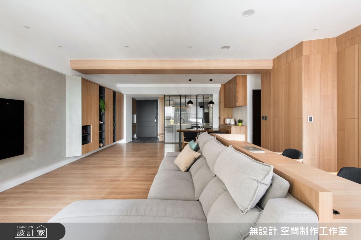 35坪新成屋(5年以下)＿混搭風客廳案例圖片＿無設計 空間制作工作室＿無設計_12之8