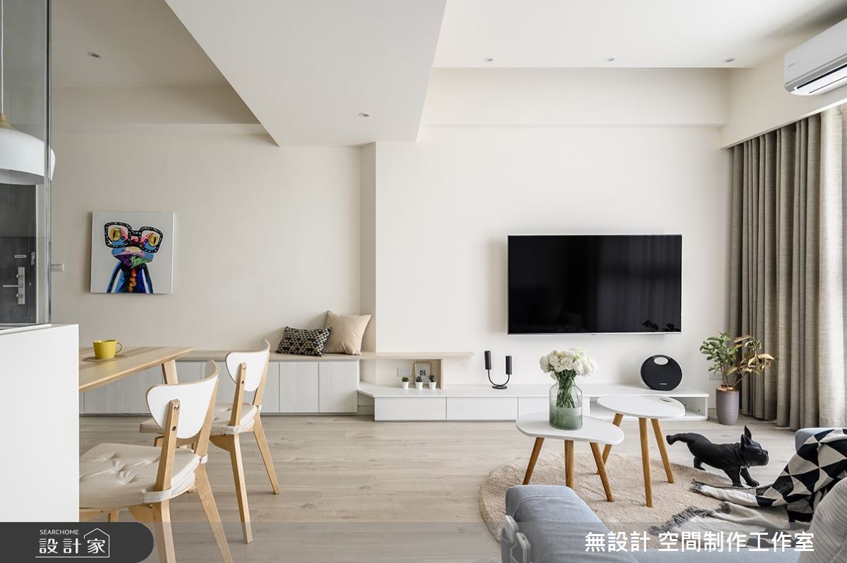 22坪預售屋＿混搭風客廳餐廳案例圖片＿無設計 空間制作工作室＿無設計_20之3