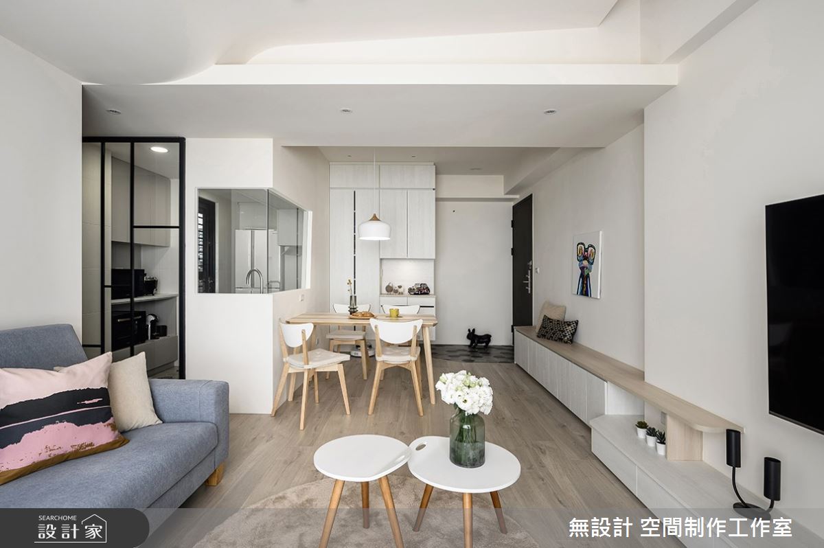 22坪預售屋＿混搭風客廳餐廳案例圖片＿無設計 空間制作工作室＿無設計_20之4175
