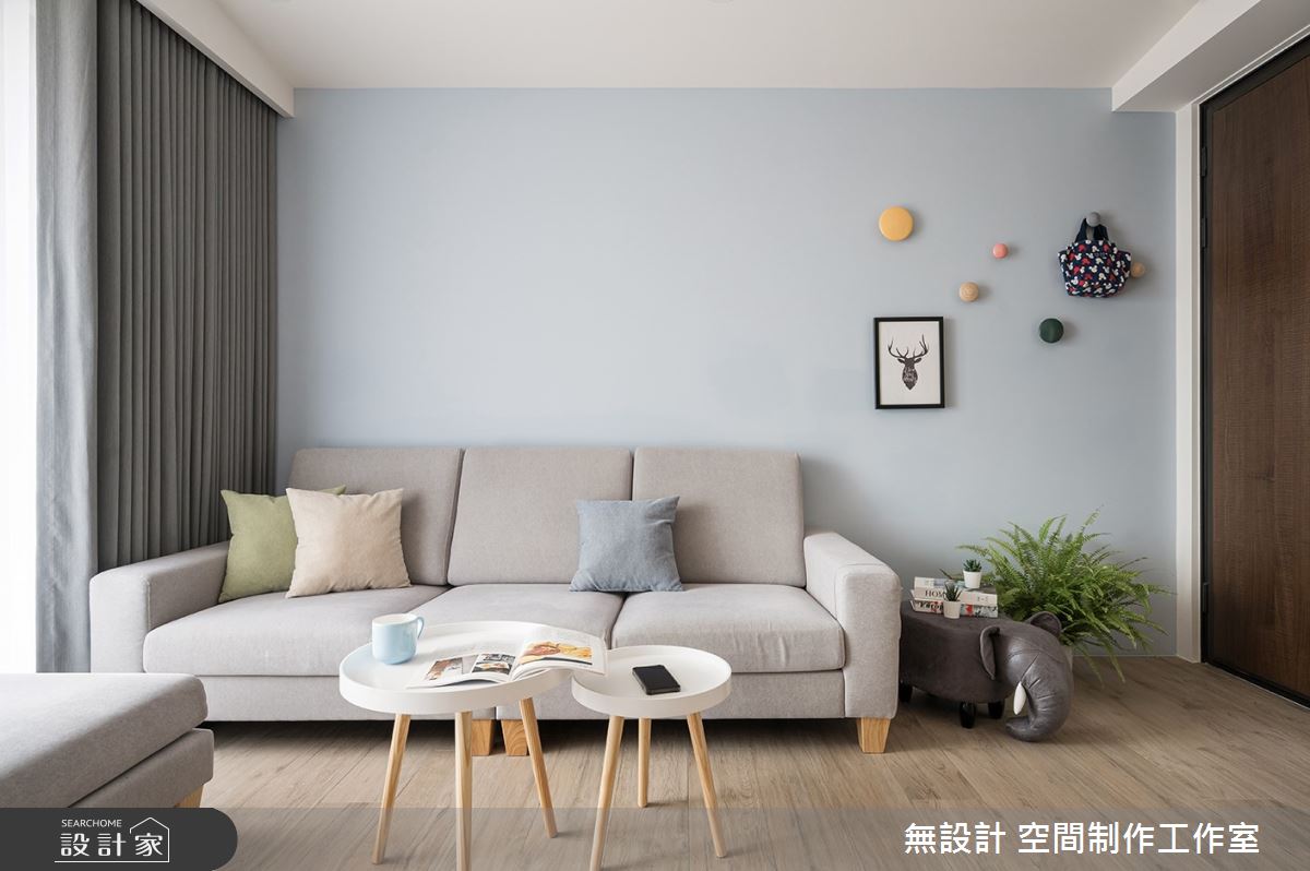 22坪新成屋(5年以下)＿北歐風客廳案例圖片＿無設計 空間制作工作室＿無設計_21之2