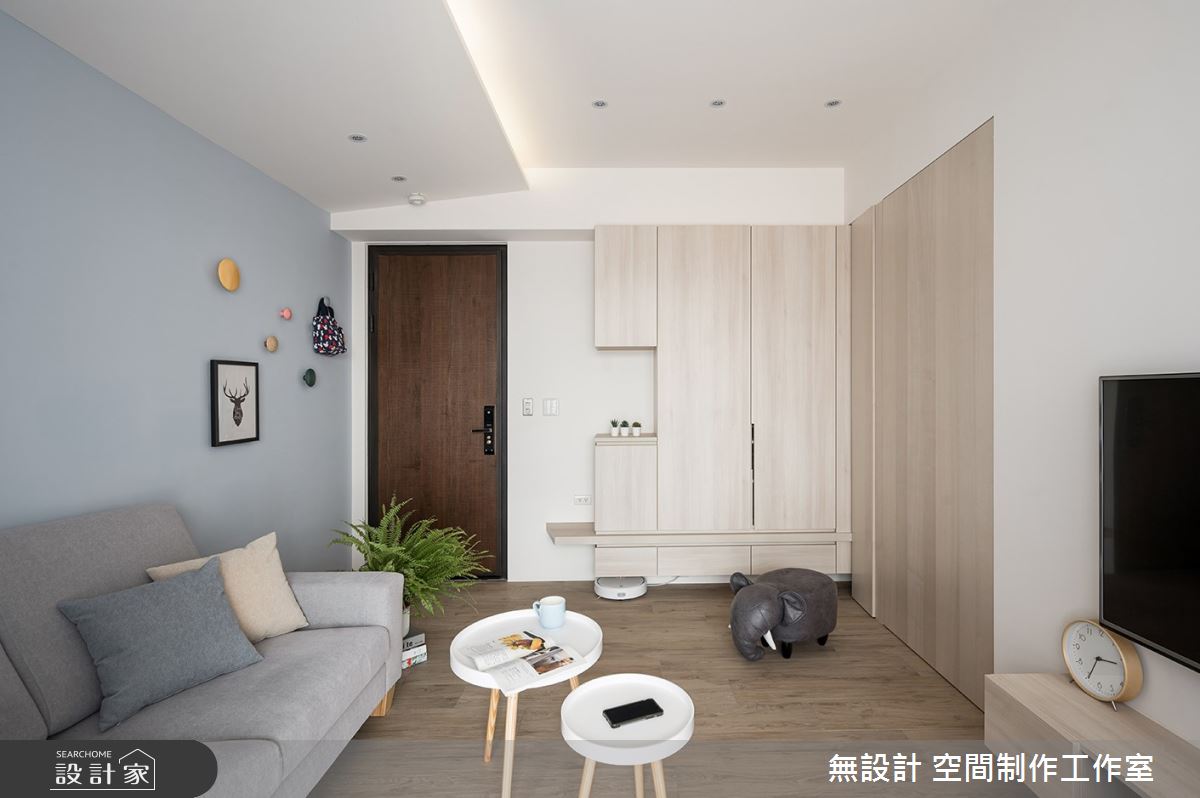 22坪新成屋(5年以下)＿北歐風客廳案例圖片＿無設計 空間制作工作室＿無設計_21之3