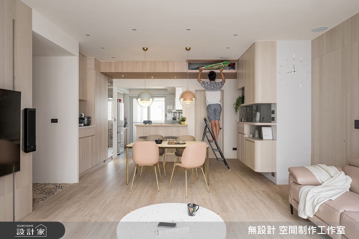 35坪中古屋(5~15年)＿混搭風客廳餐廳案例圖片＿無設計 空間制作工作室＿無設計_22之9