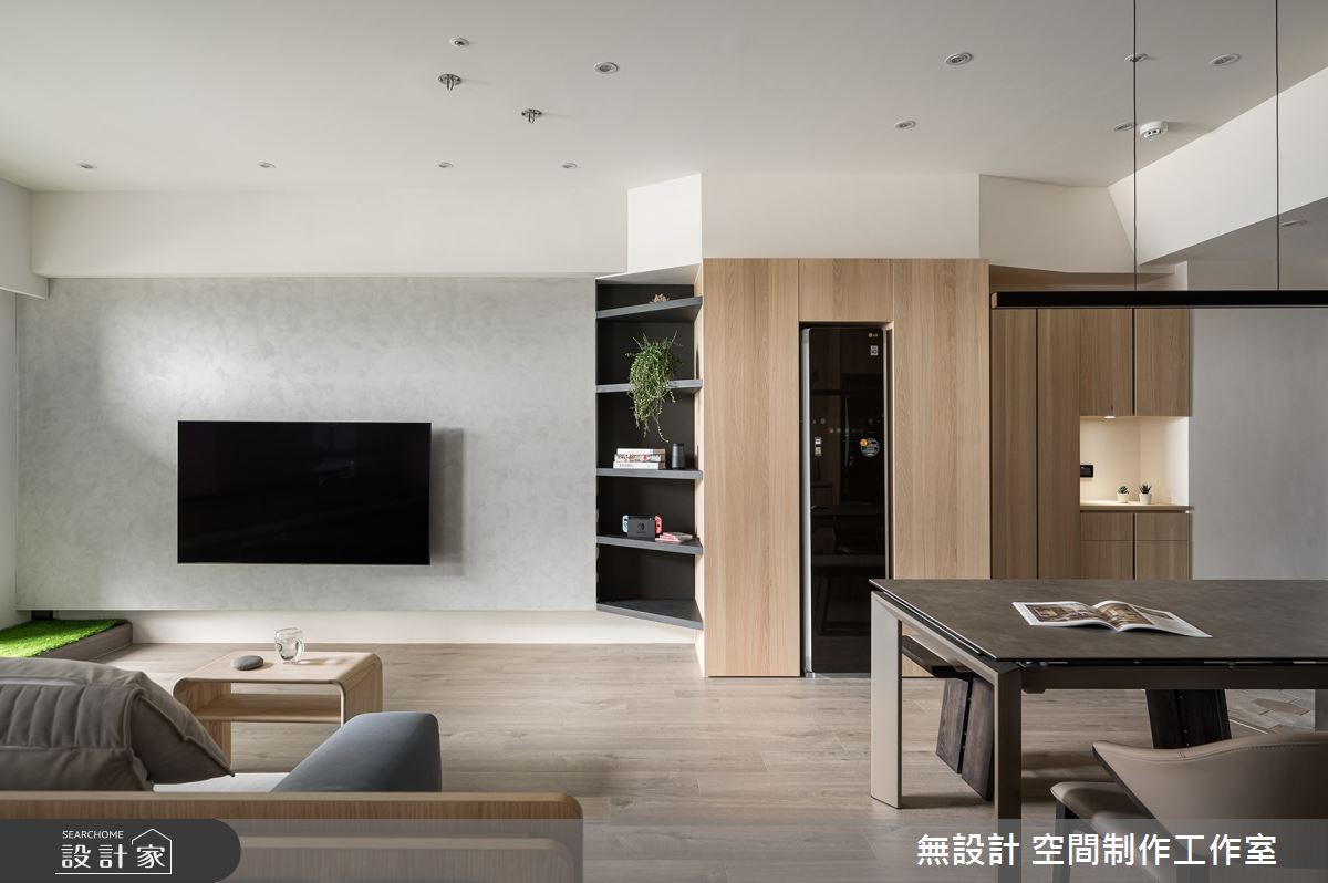 22坪預售屋＿現代風客廳餐廳案例圖片＿無設計 空間制作工作室＿無設計_25之6
