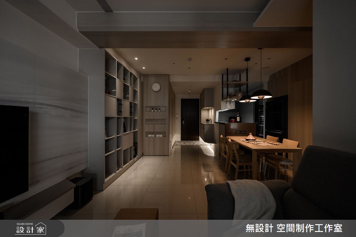 25坪預售屋＿北歐風玄關客廳餐廳廚房案例圖片＿無設計 空間制作工作室＿無設計_26之6