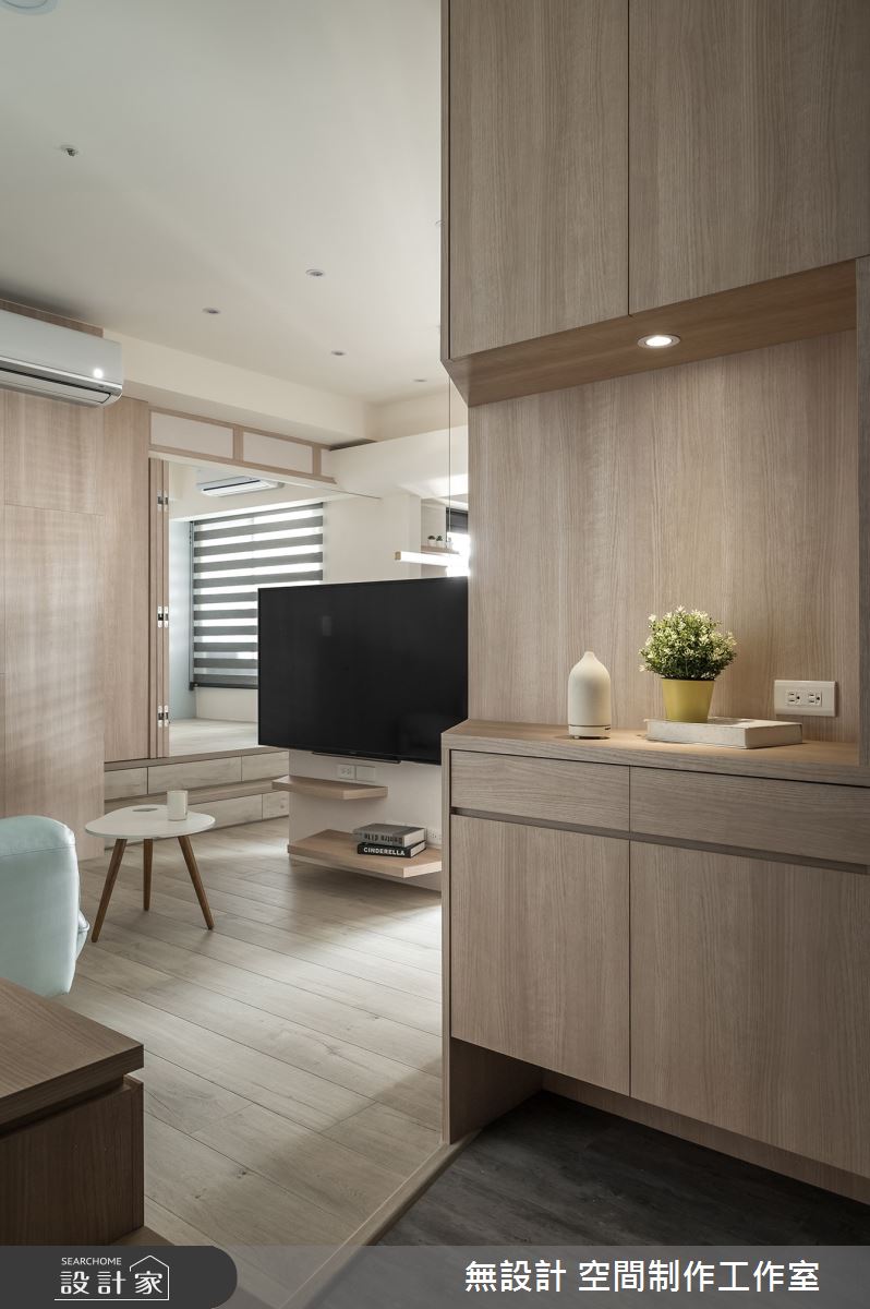15坪預售屋＿北歐風玄關客廳案例圖片＿無設計 空間制作工作室＿無設計_27之1