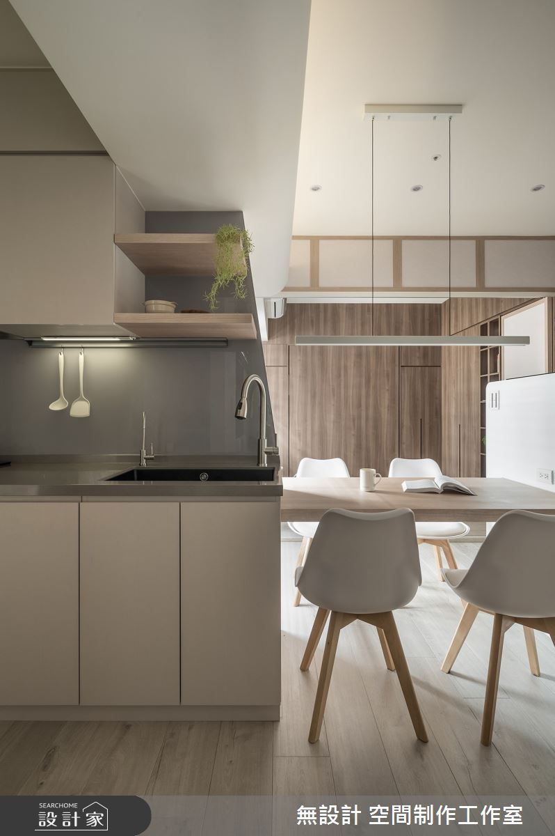15坪預售屋＿北歐風餐廳廚房案例圖片＿無設計 空間制作工作室＿無設計_27之11
