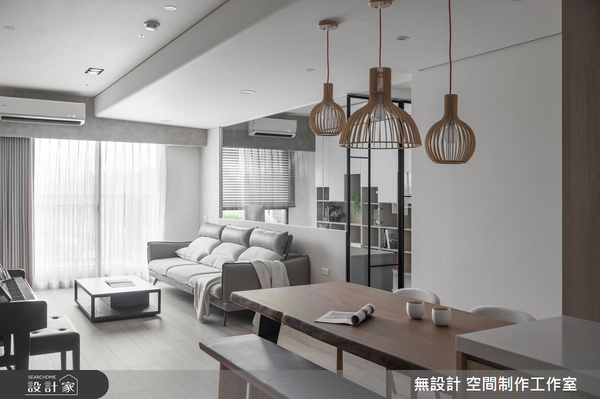 25坪預售屋＿北歐風客廳餐廳案例圖片＿無設計 空間制作工作室＿無設計_29之5