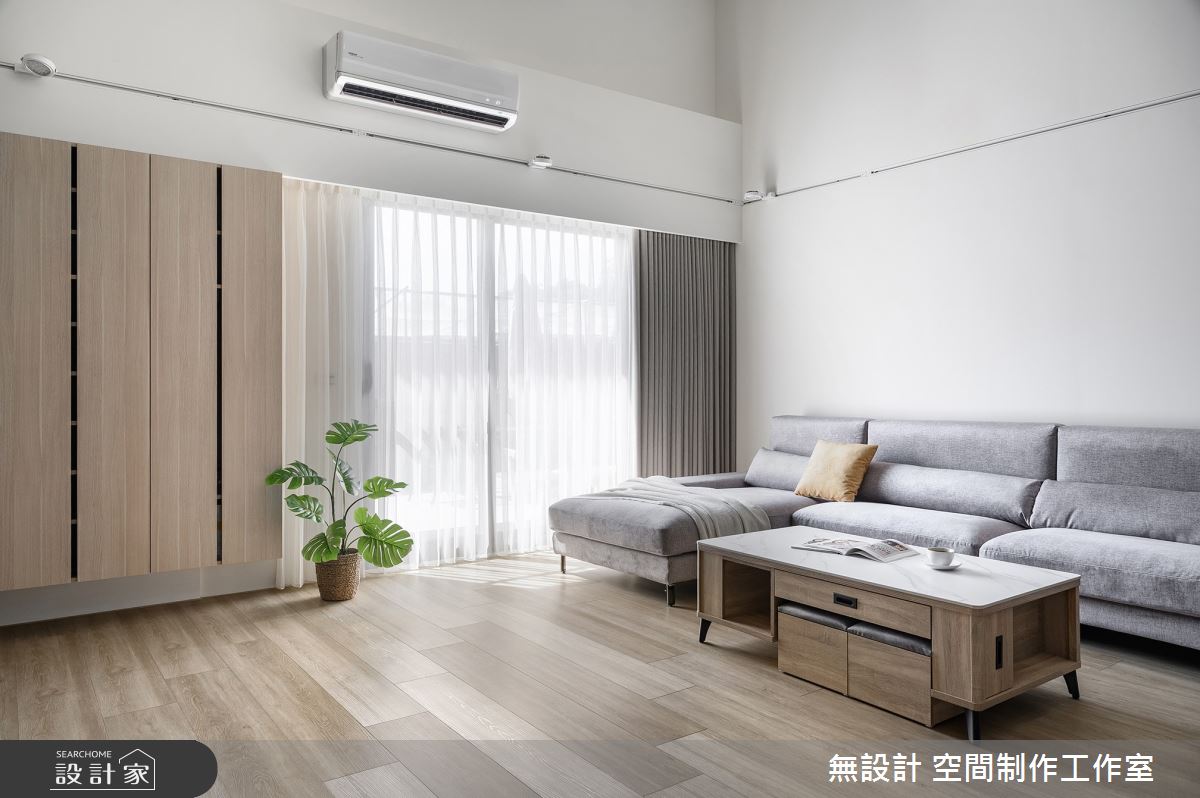 45坪毛胚屋＿現代風客廳案例圖片＿無設計 空間制作工作室＿無設計_30之3
