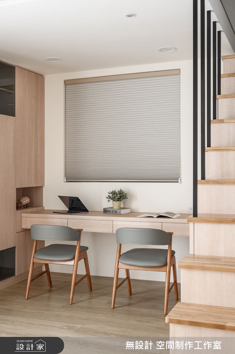 45坪毛胚屋＿現代風書房樓梯案例圖片＿無設計 空間制作工作室＿無設計_30之20