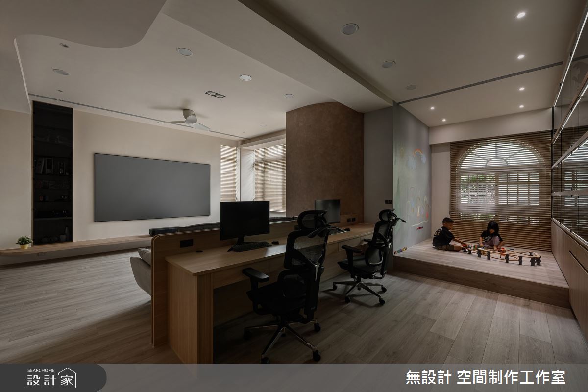 50坪老屋(16~30年)＿混搭風客廳書房多功能室案例圖片＿無設計 空間制作工作室＿無設計_33之20