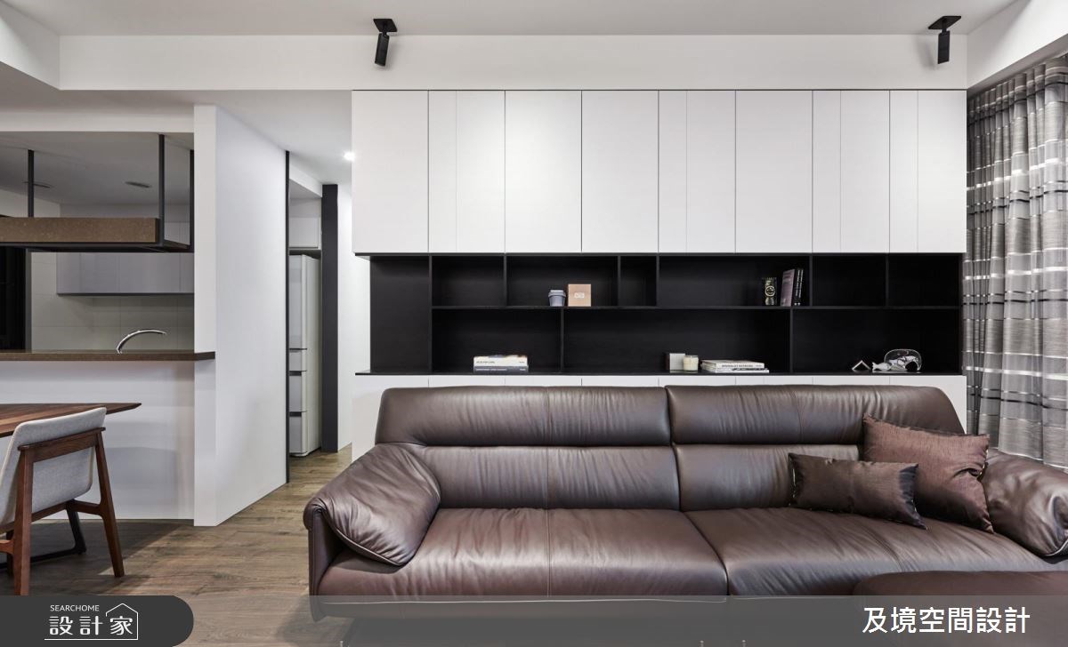 30坪新成屋(5年以下)＿簡約風客廳餐廳案例圖片＿及境空間設計有限公司＿及境_02之8