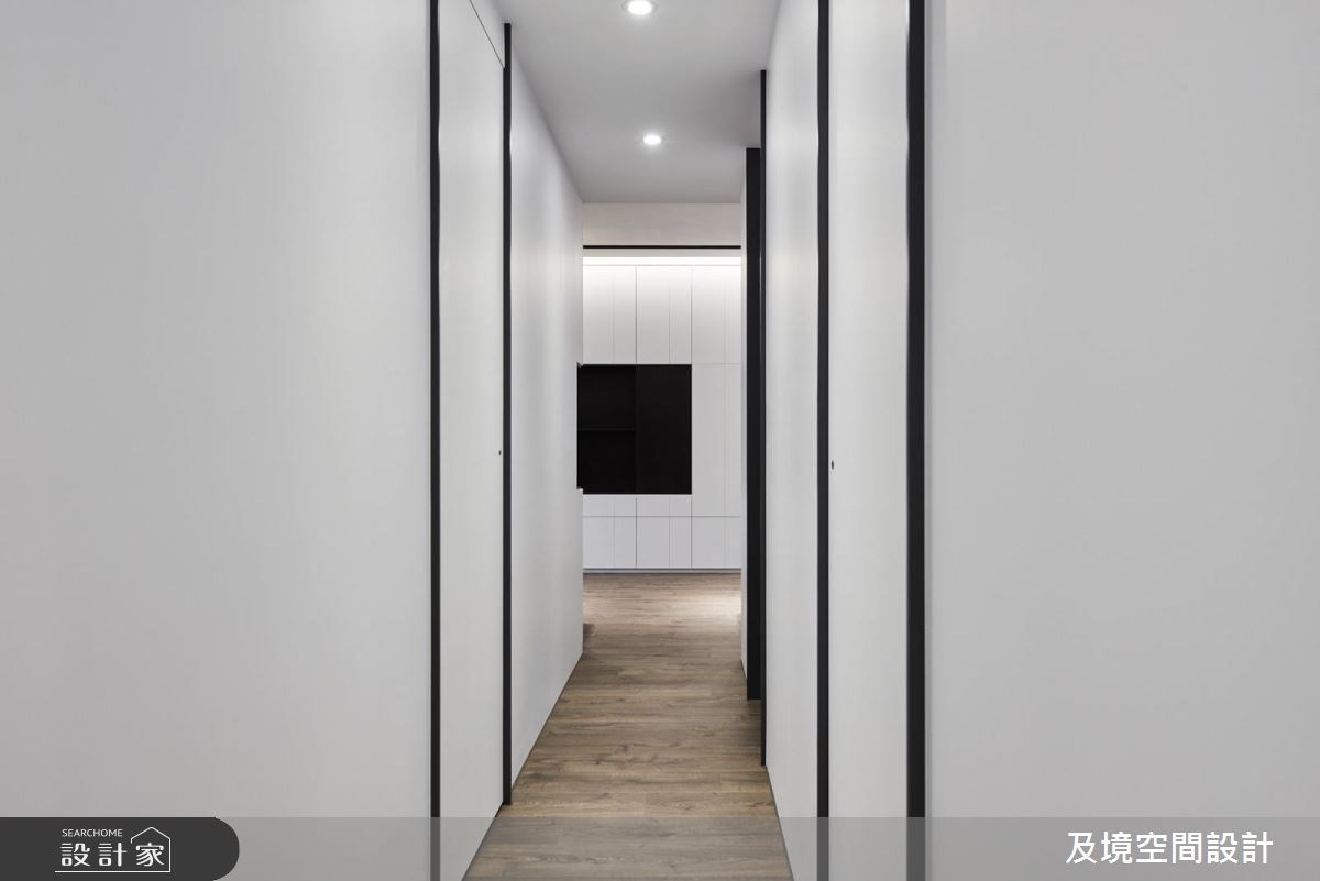 30坪新成屋(5年以下)＿簡約風走廊案例圖片＿及境空間設計有限公司＿及境_02之11
