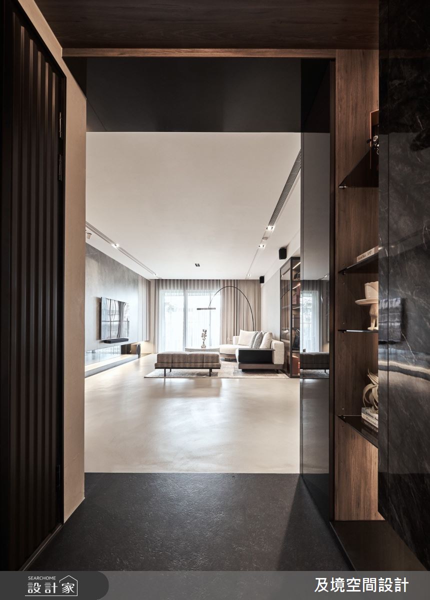 50坪毛胚屋＿現代風玄關案例圖片＿及境空間設計有限公司＿及境_14之1
