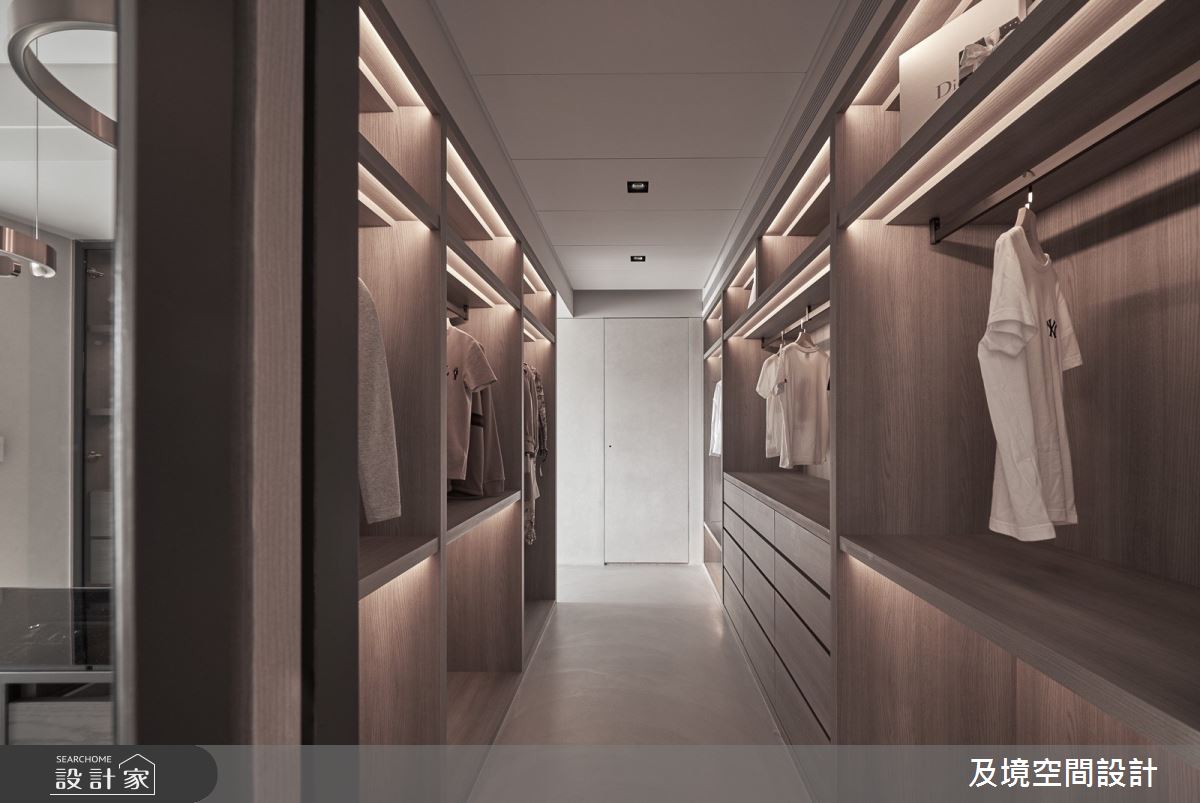 50坪毛胚屋＿現代風更衣間案例圖片＿及境空間設計有限公司＿及境_14之23