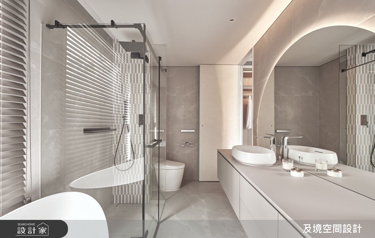50坪毛胚屋＿現代風浴室案例圖片＿及境空間設計有限公司＿及境_14之26