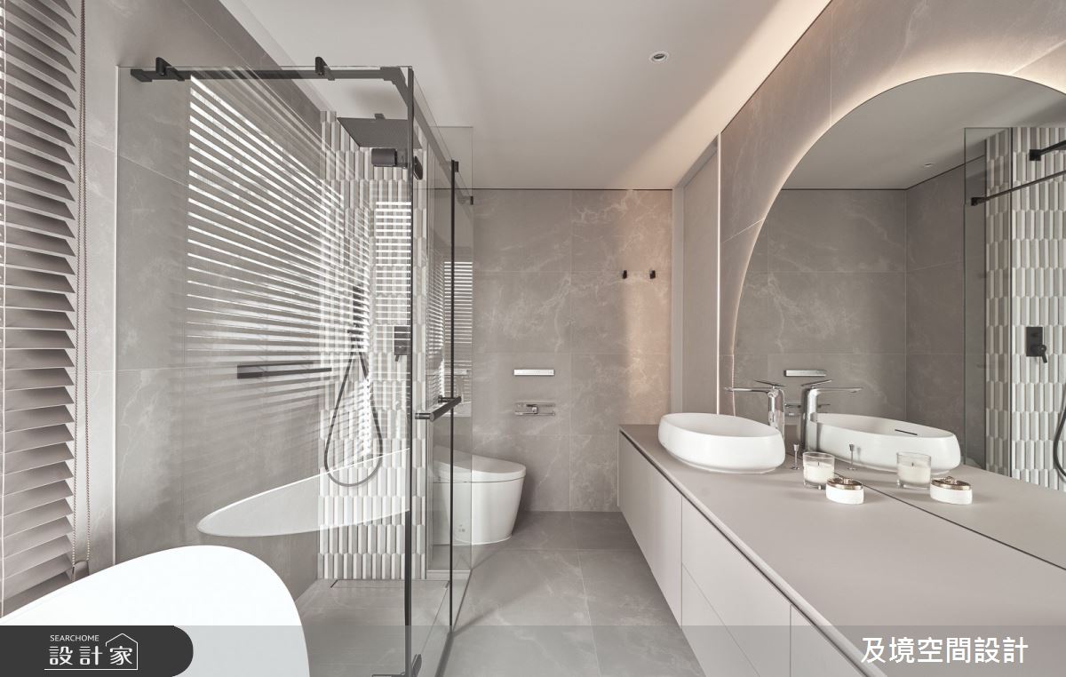 50坪毛胚屋＿現代風浴室案例圖片＿及境空間設計有限公司＿及境_14之27