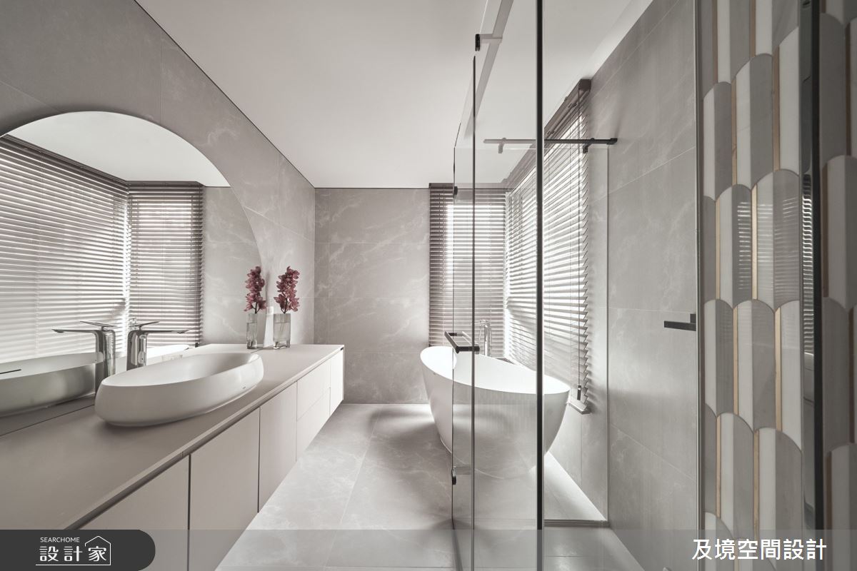 50坪毛胚屋＿現代風浴室案例圖片＿及境空間設計有限公司＿及境_14之28