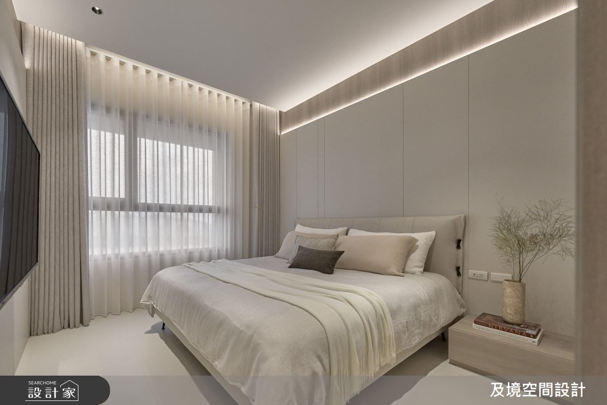 35坪新成屋(5年以下)＿現代舒心宅臥室案例圖片＿及境空間設計有限公司＿及境_16之32