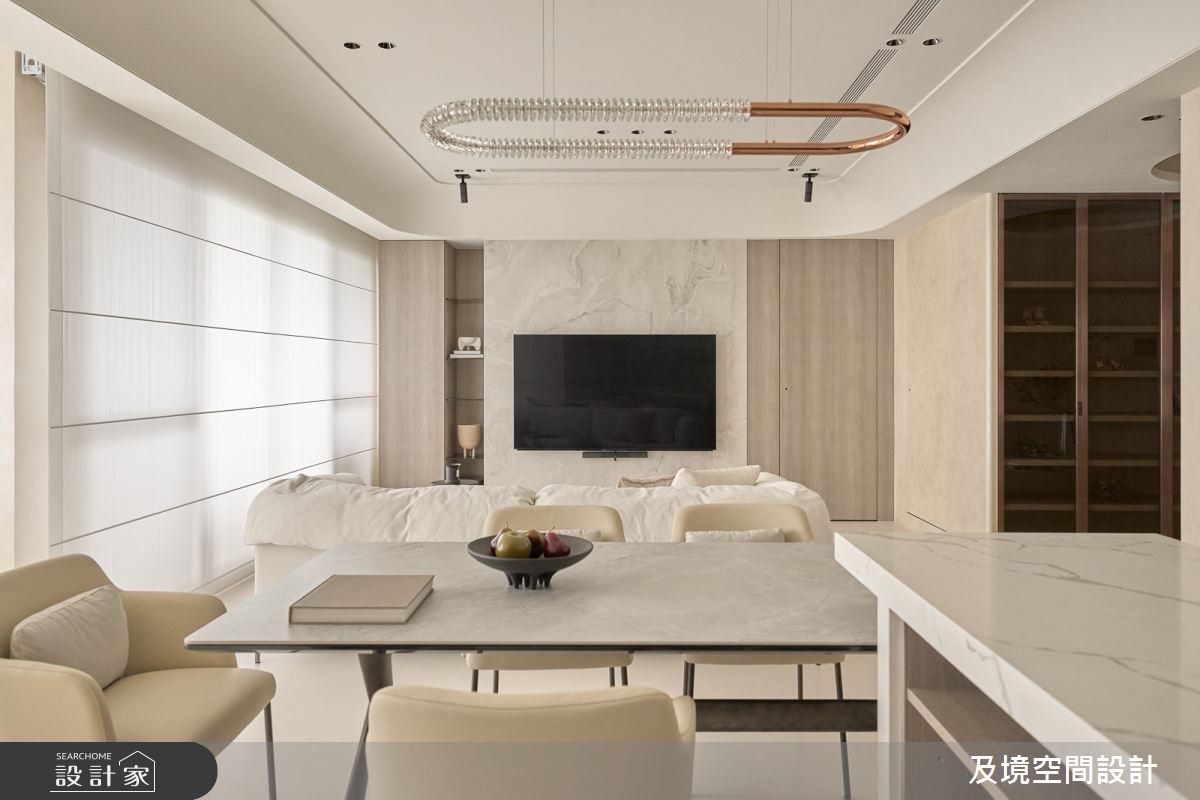 35坪新成屋(5年以下)＿現代舒心宅客廳餐廳案例圖片＿及境空間設計有限公司＿及境_16之21
