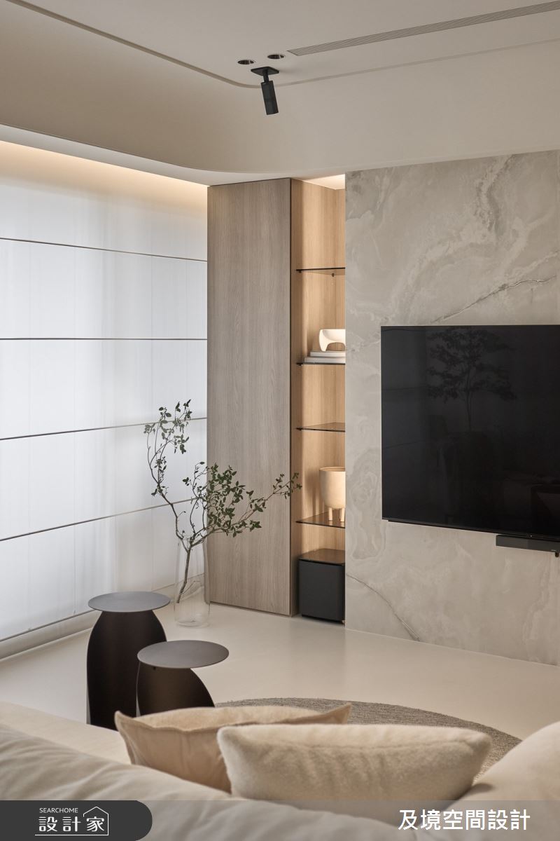 35坪新成屋(5年以下)＿現代舒心宅客廳案例圖片＿及境空間設計有限公司＿及境_16之29