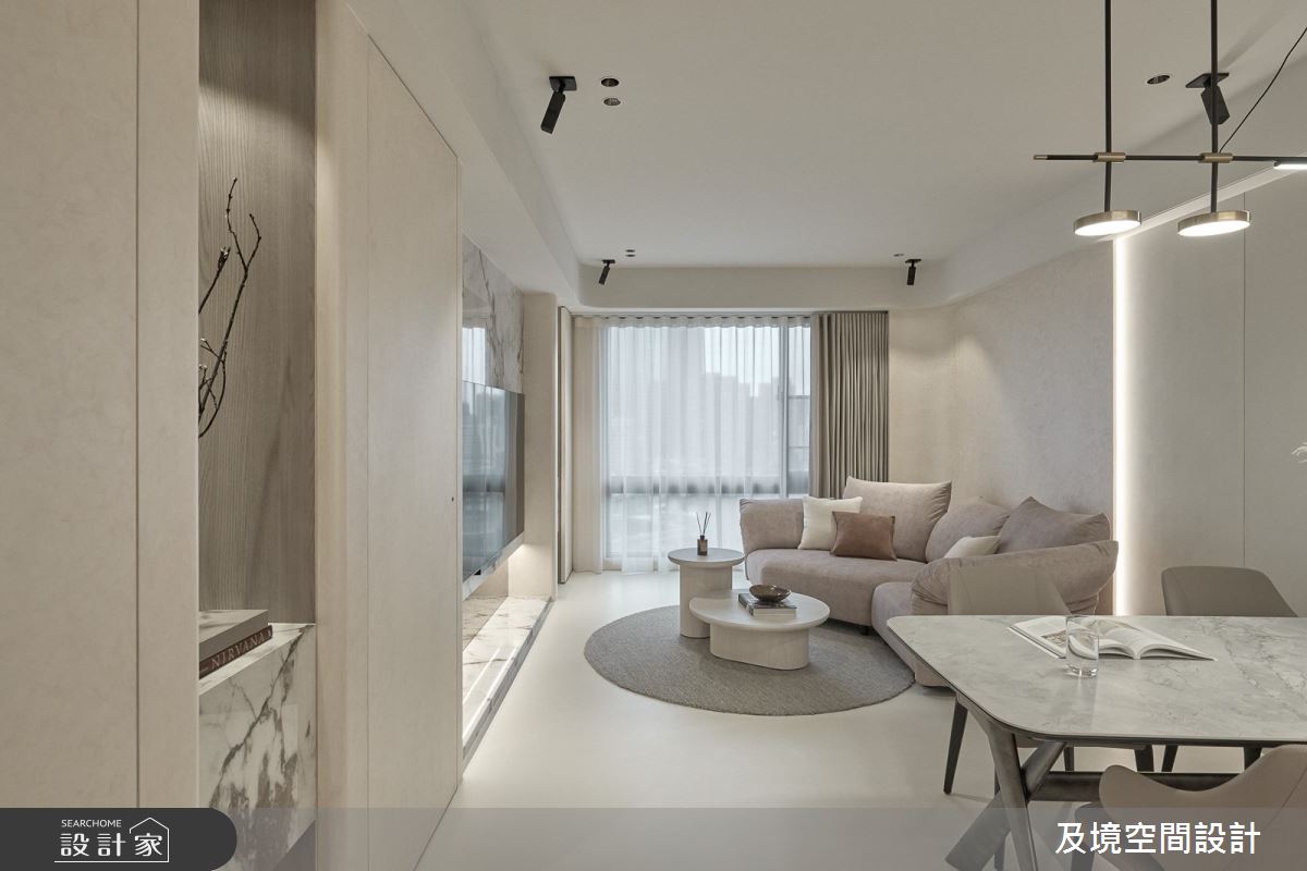 15坪新成屋(5年以下)＿現代舒心宅客廳餐廳案例圖片＿及境空間設計有限公司＿及境_17之5