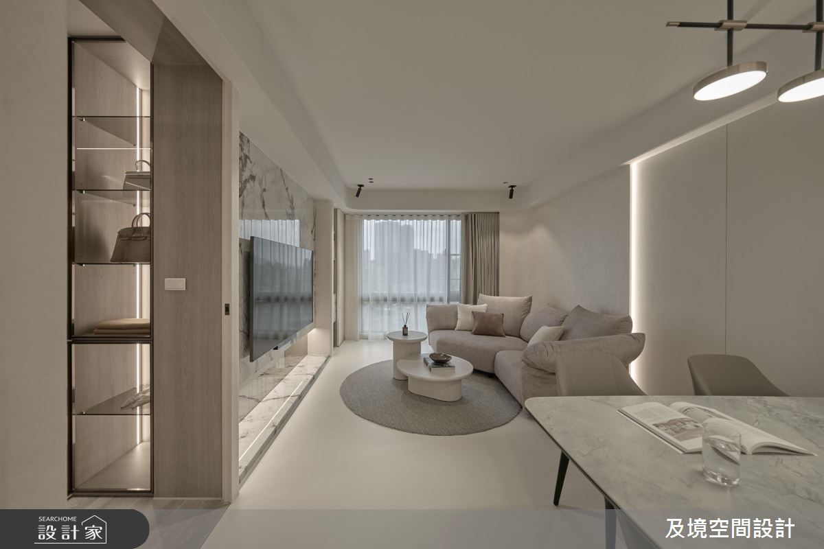 15坪新成屋(5年以下)＿現代舒心宅客廳餐廳案例圖片＿及境空間設計有限公司＿及境_17之19