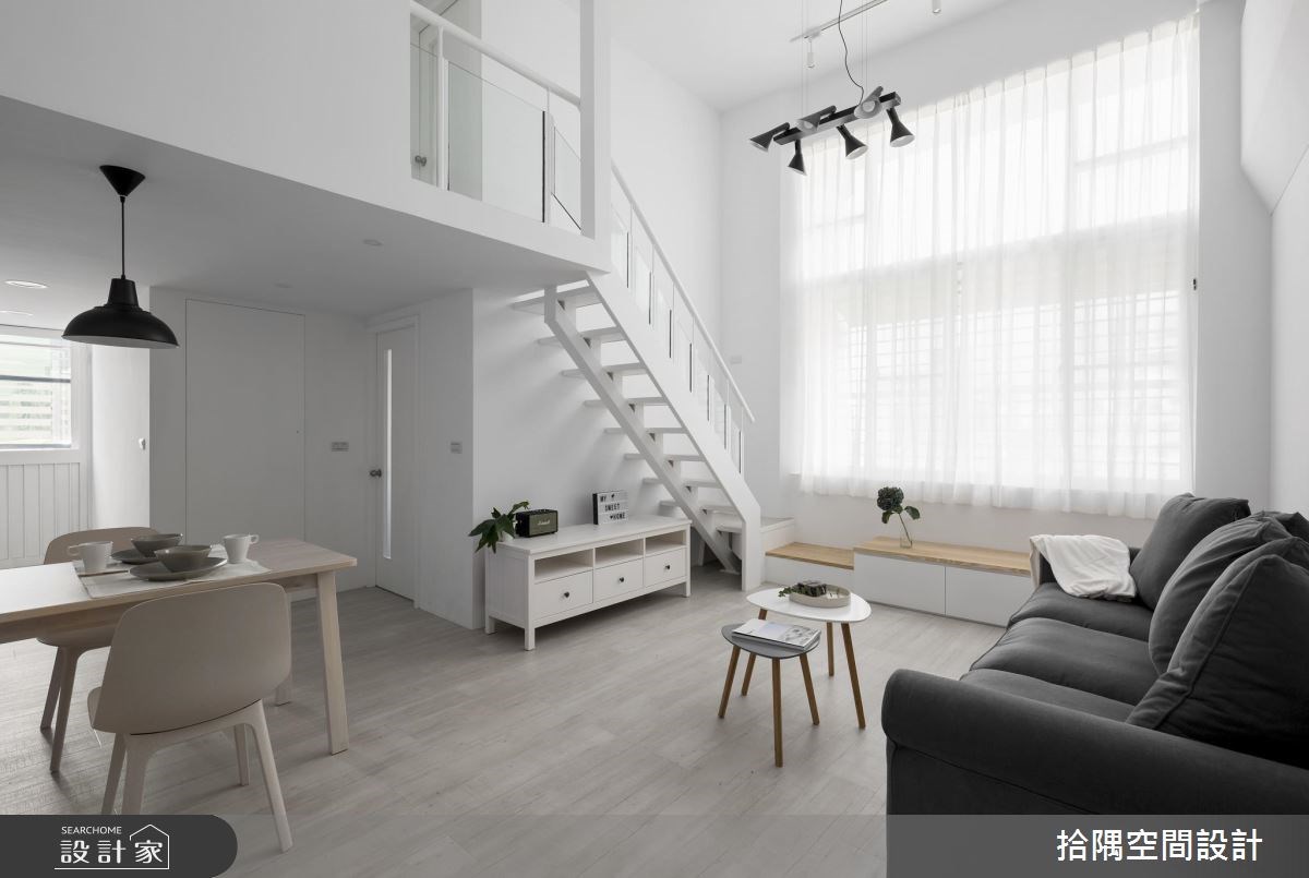26坪老屋(16~30年)＿簡約風客廳餐廳案例圖片＿拾隅空間設計＿拾隅_白色抒情 Ballad of Space | 簡約風之2