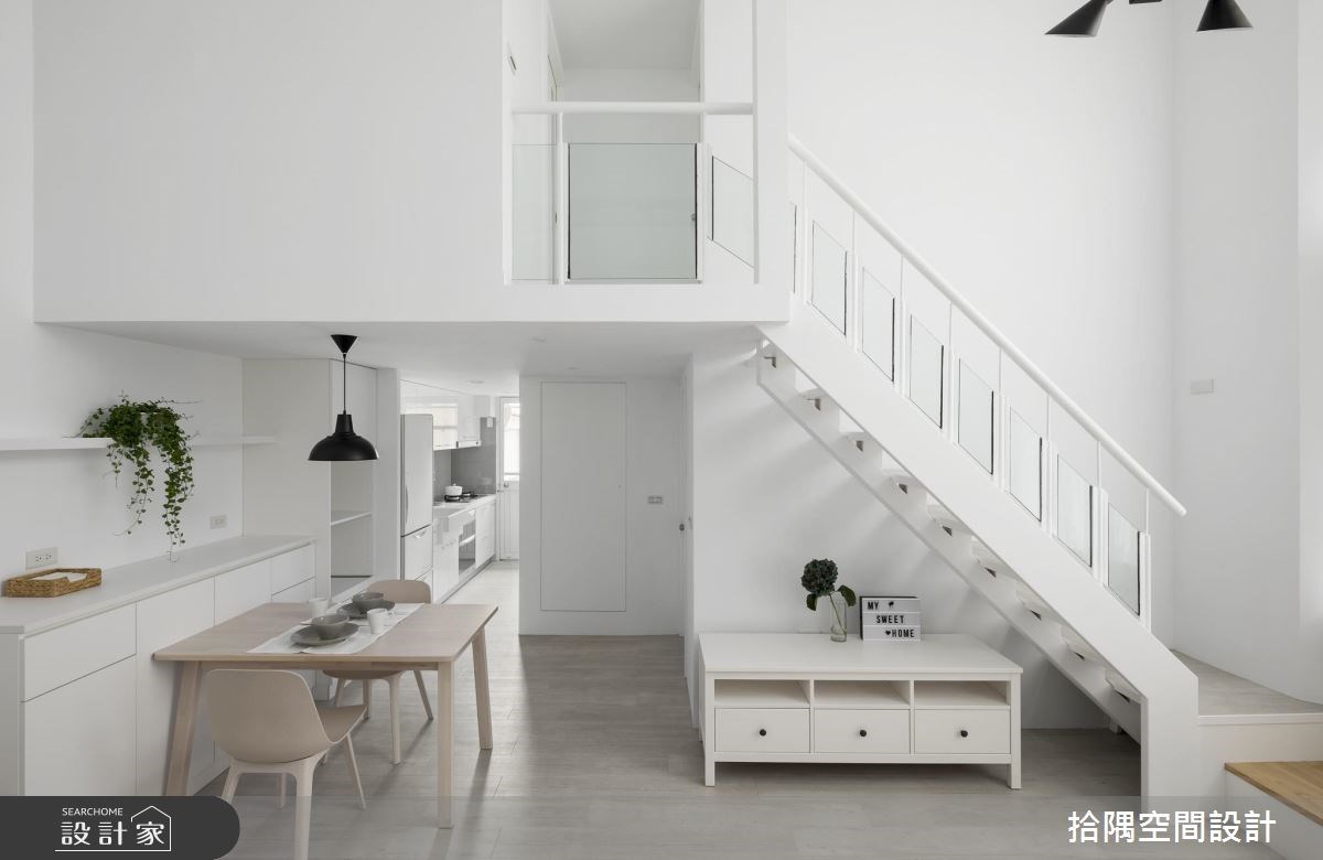 26坪老屋(16~30年)＿簡約風餐廳廚房案例圖片＿拾隅空間設計＿拾隅_白色抒情 Ballad of Space | 簡約風之6