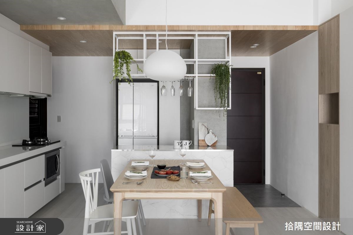 20坪新成屋(5年以下)＿北歐風餐廳案例圖片＿拾隅空間設計＿拾隅_醇情空間 Deep Affection | 北歐風之8