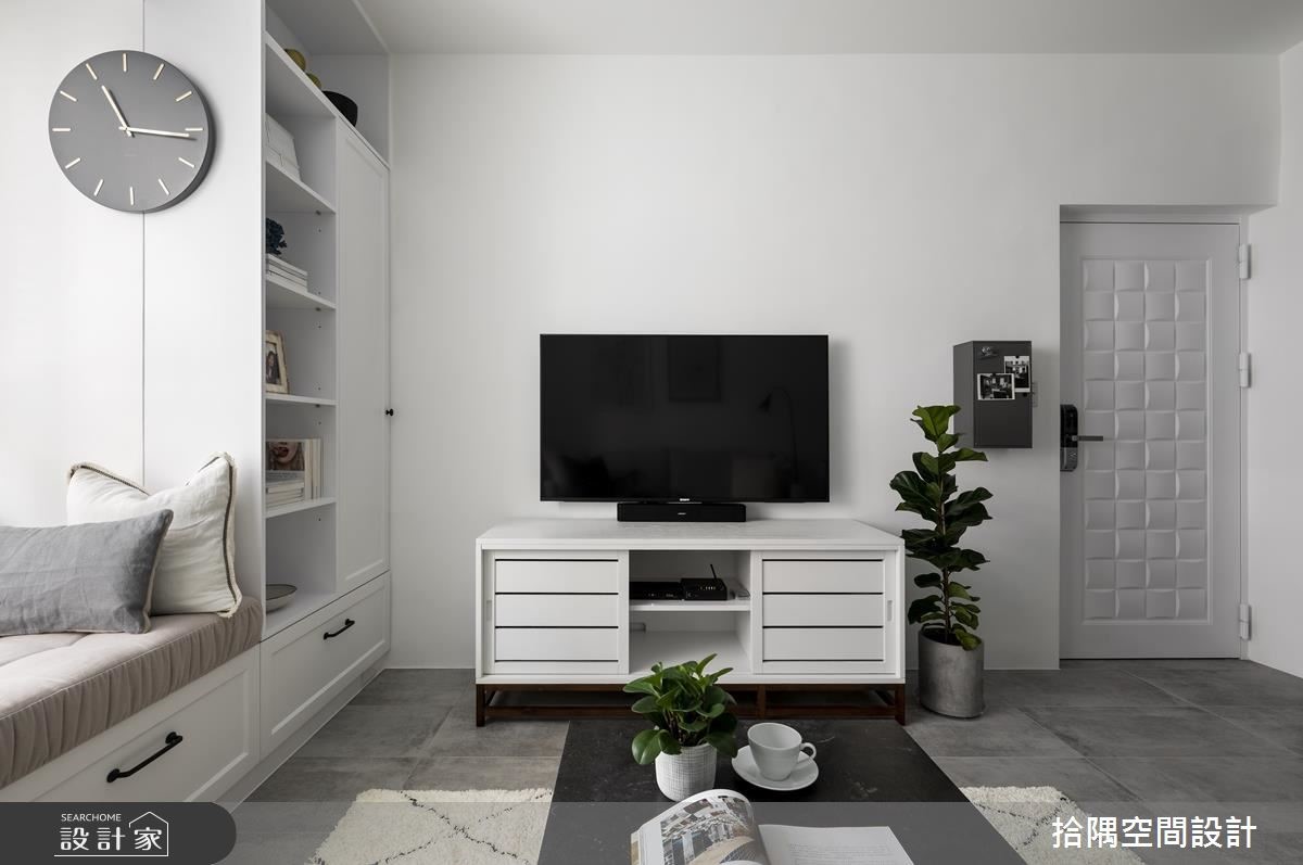 14坪老屋(16~30年)＿美式風客廳臥榻案例圖片＿拾隅空間設計＿拾隅_柔 ‧ 域 ​Delicacy Area | 美式風之3