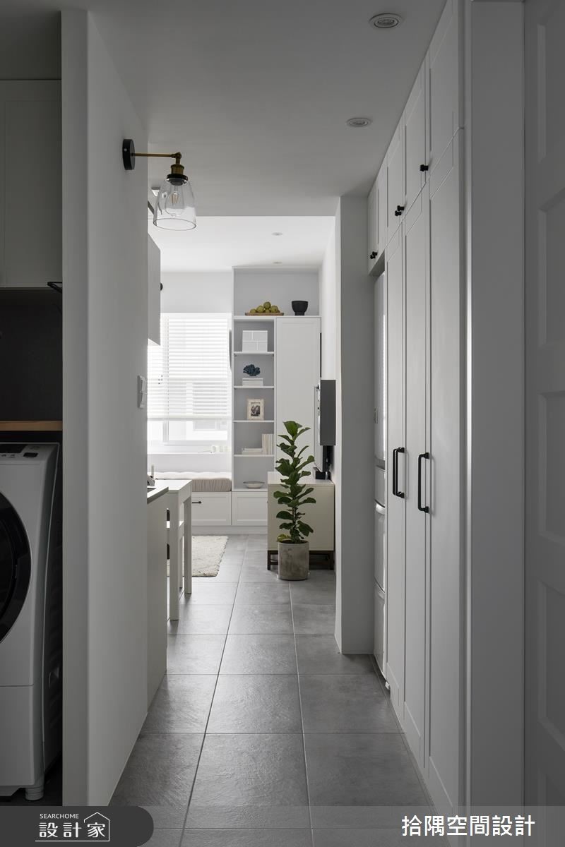 14坪老屋(16~30年)＿美式風走廊案例圖片＿拾隅空間設計＿拾隅_柔 ‧ 域 ​Delicacy Area | 美式風之8
