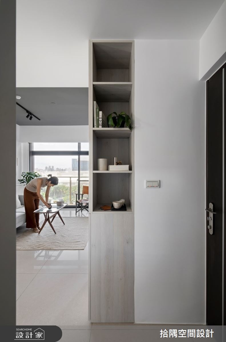 22坪新成屋(5年以下)＿混搭風玄關案例圖片＿拾隅空間設計＿拾隅_尋常日和 Daily corner | 混搭風之1