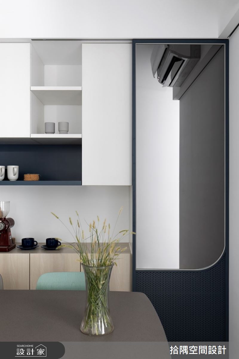 18坪新成屋(5年以下)＿混搭風餐廳案例圖片＿拾隅空間設計＿拾隅_微曲線 Sonriendo | 混搭風之5