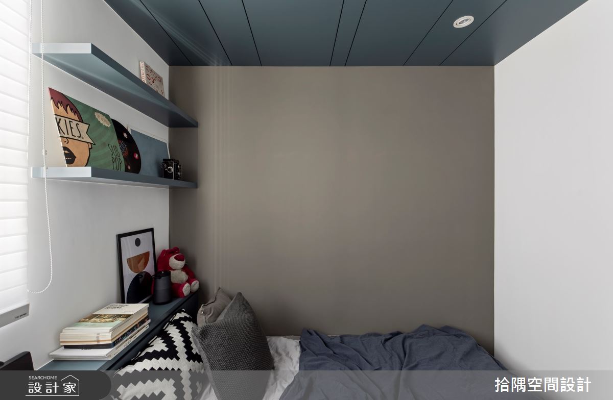 18坪新成屋(5年以下)＿混搭風臥室案例圖片＿拾隅空間設計＿拾隅_微曲線 Sonriendo | 混搭風之10