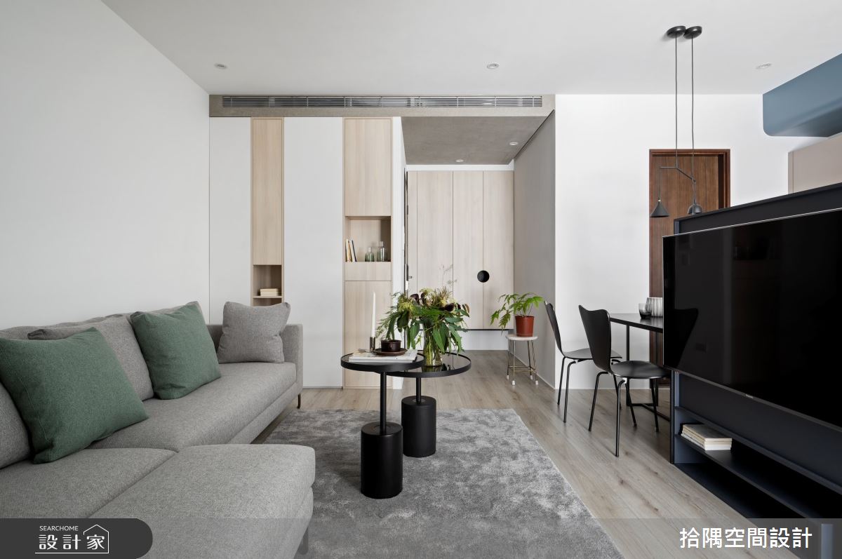 13坪新成屋(5年以下)＿混搭風客廳案例圖片＿拾隅空間設計＿拾隅_借光ALIGHT | 混搭風之1