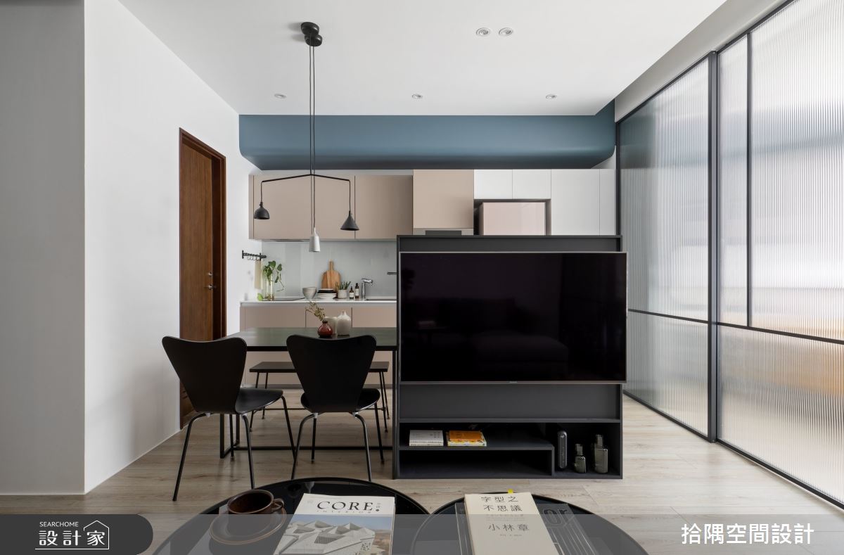 13坪新成屋(5年以下)＿混搭風客廳案例圖片＿拾隅空間設計＿拾隅_借光ALIGHT | 混搭風之4