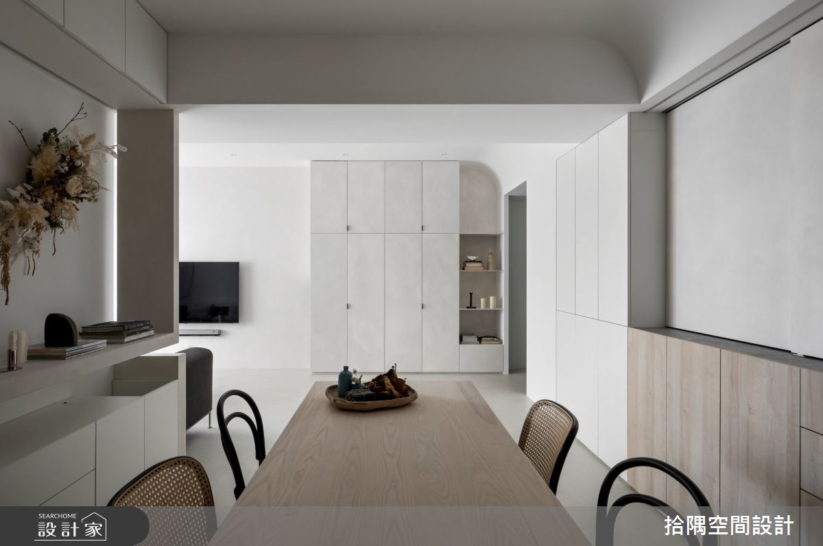 37坪老屋(16~30年)＿現代風餐廳案例圖片＿拾隅空間設計＿拾隅_綻白 Less Is More | 現代風之9