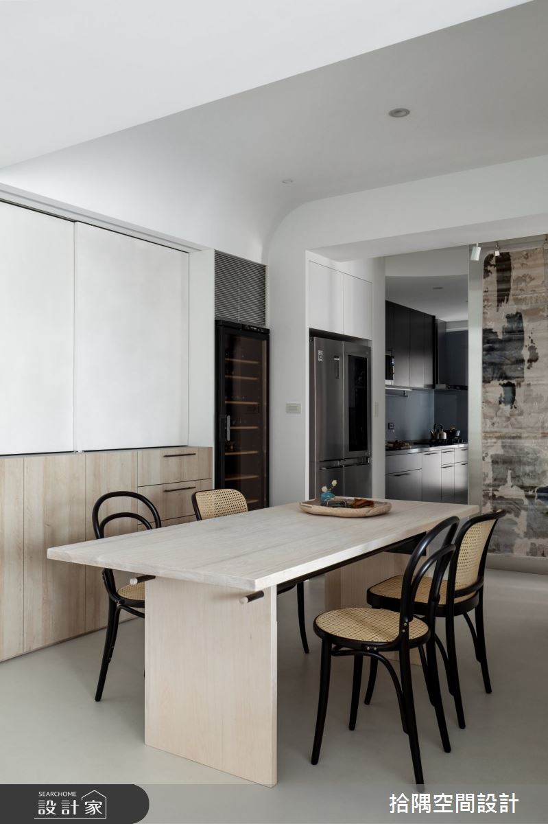 37坪老屋(16~30年)＿現代風餐廳案例圖片＿拾隅空間設計＿拾隅_綻白 Less Is More | 現代風之15