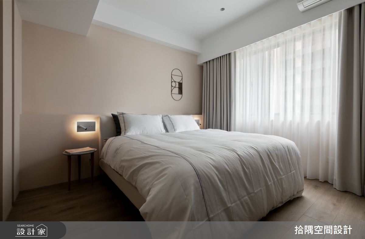 37坪老屋(16~30年)＿現代風臥室案例圖片＿拾隅空間設計＿拾隅_綻白 Less Is More | 現代風之18
