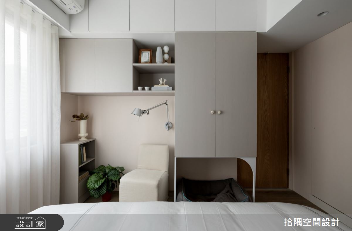 37坪老屋(16~30年)＿現代風臥室案例圖片＿拾隅空間設計＿拾隅_綻白 Less Is More | 現代風之19