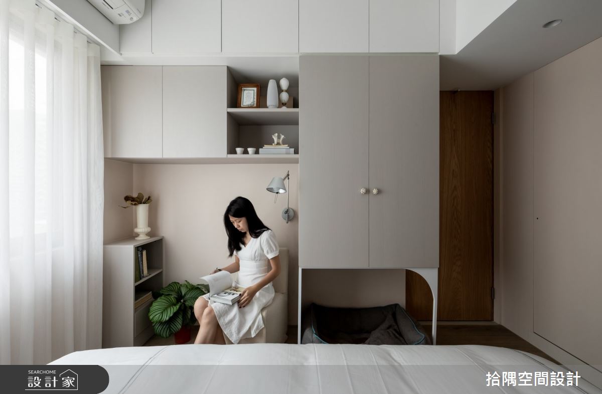 37坪老屋(16~30年)＿現代風臥室案例圖片＿拾隅空間設計＿拾隅_綻白 Less Is More | 現代風之20