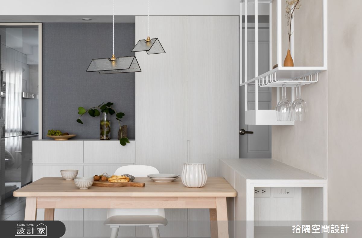 18坪中古屋(5~15年)＿簡約風餐廳案例圖片＿拾隅空間設計＿拾隅_去彩度實驗 Desaturation Lab | 簡約風之8